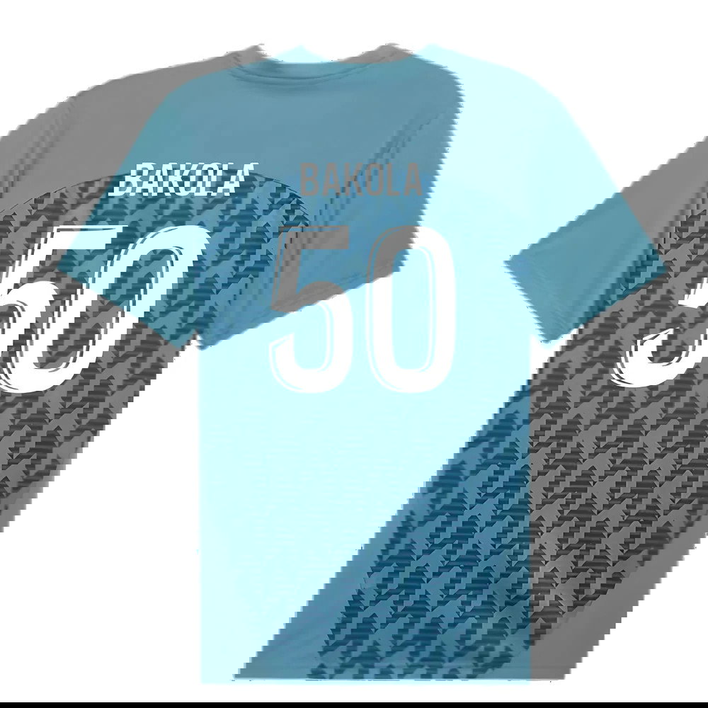 2024-2025 Marseille Pre-Match Shirt (Bold Blue) (Bakola 50)