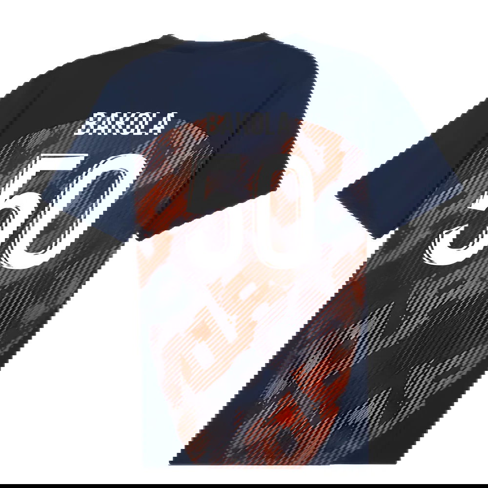 2024-2025 Marseille Pre-Match Shirt (Club Navy) (Bakola 50)