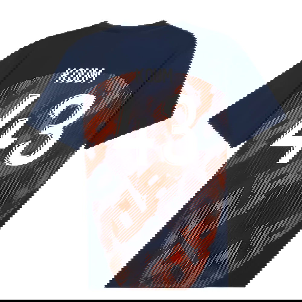 2024-2025 Marseille Pre-Match Shirt (Club Navy) (Koum 43)