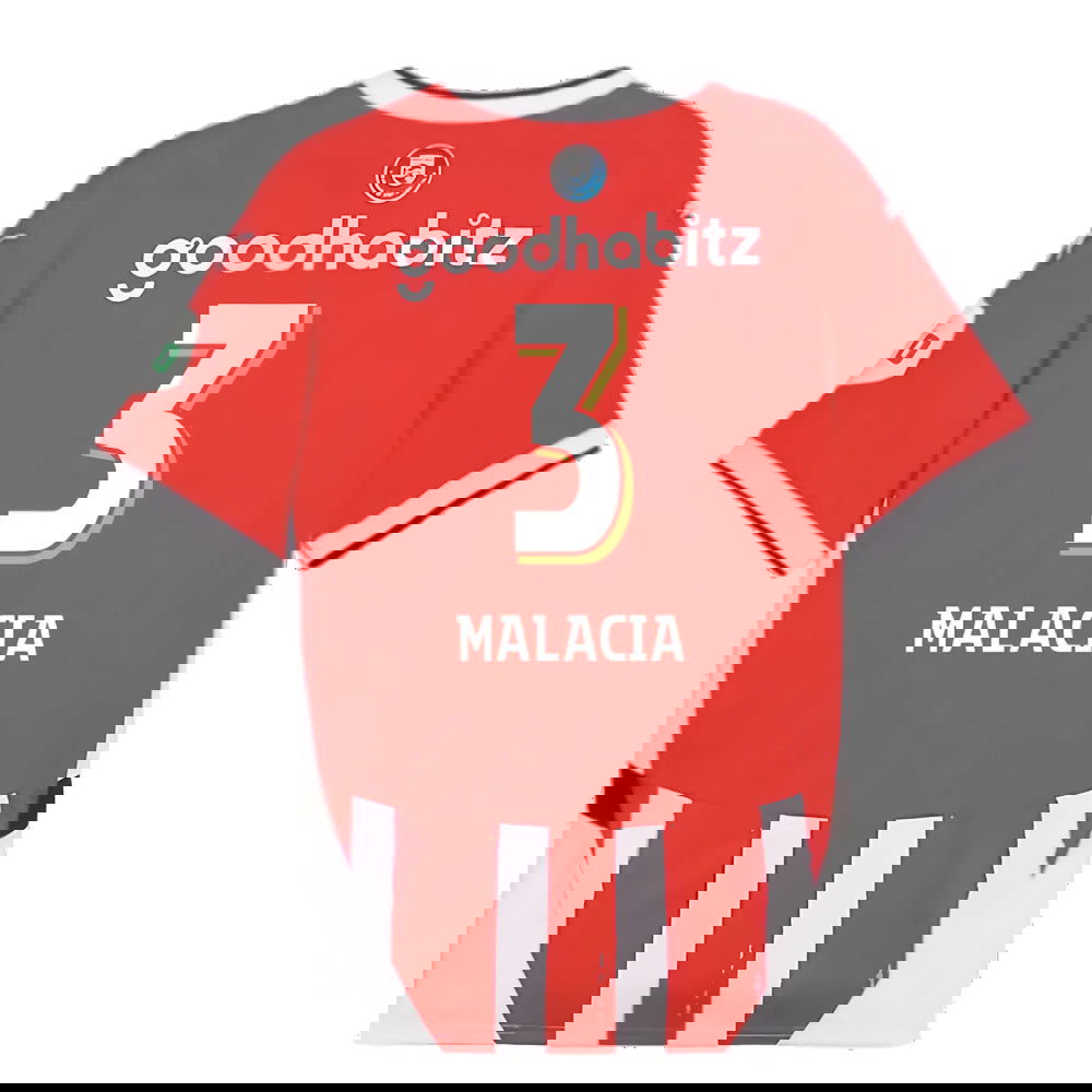2024-2025 PSV Eindhoven Home Shirt (Malacia 3)