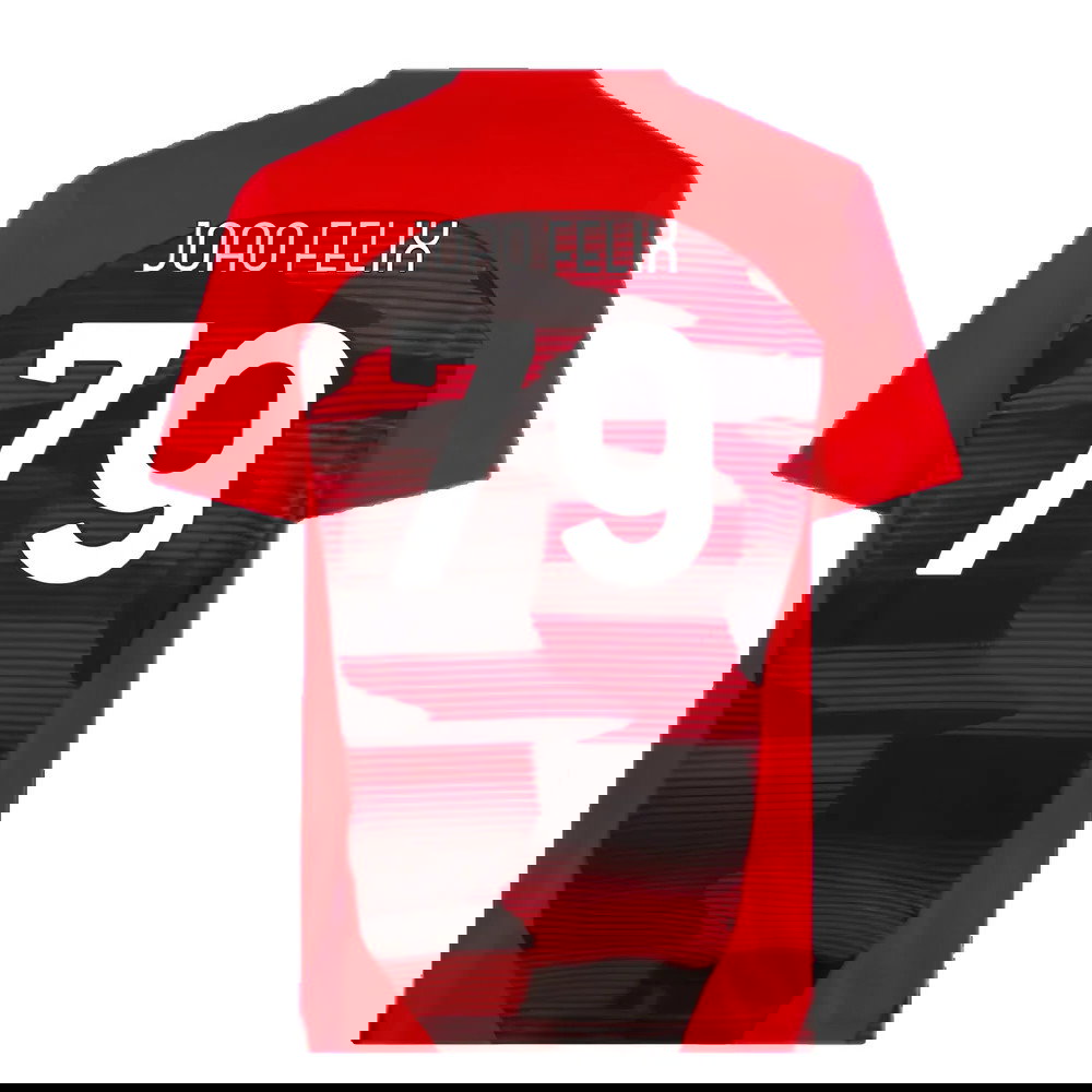 2024-2025 AC Milan Prematch SS Shirt (Red) (Joao Felix 79)