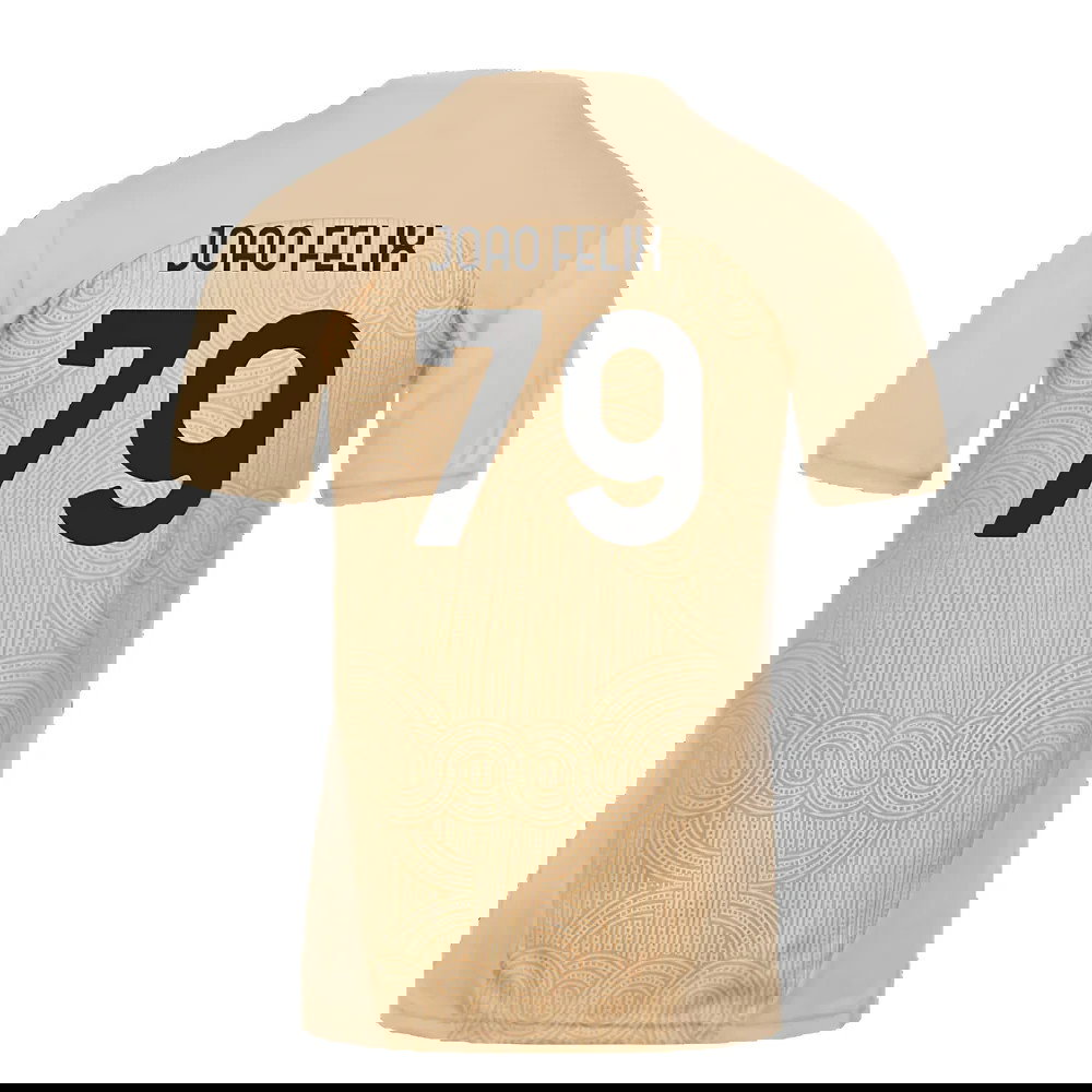 2024-2025 AC Milan Pre-Match Shirt (Putty) (Joao Felix 79)