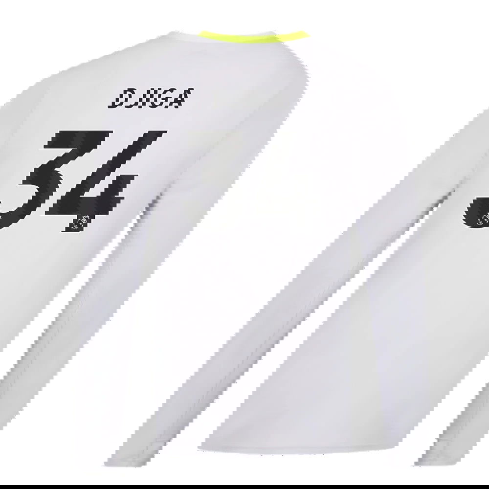 2024-2025 Wolves Players Training Long Sleeved Tee (Grey) (Djiga 34)