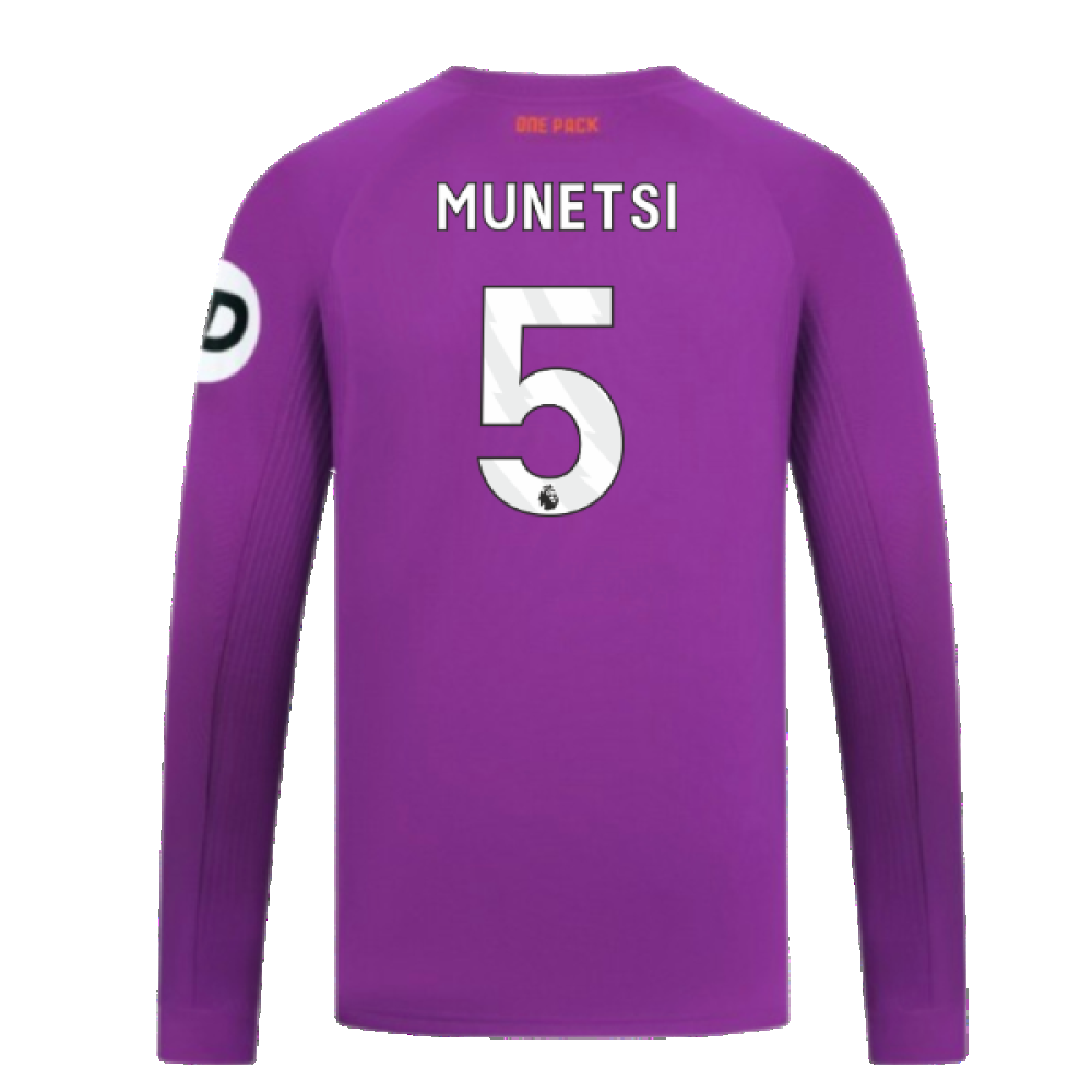 2024-2025 Wolves Long Sleeve Third Shirt (Munetsi 5)
