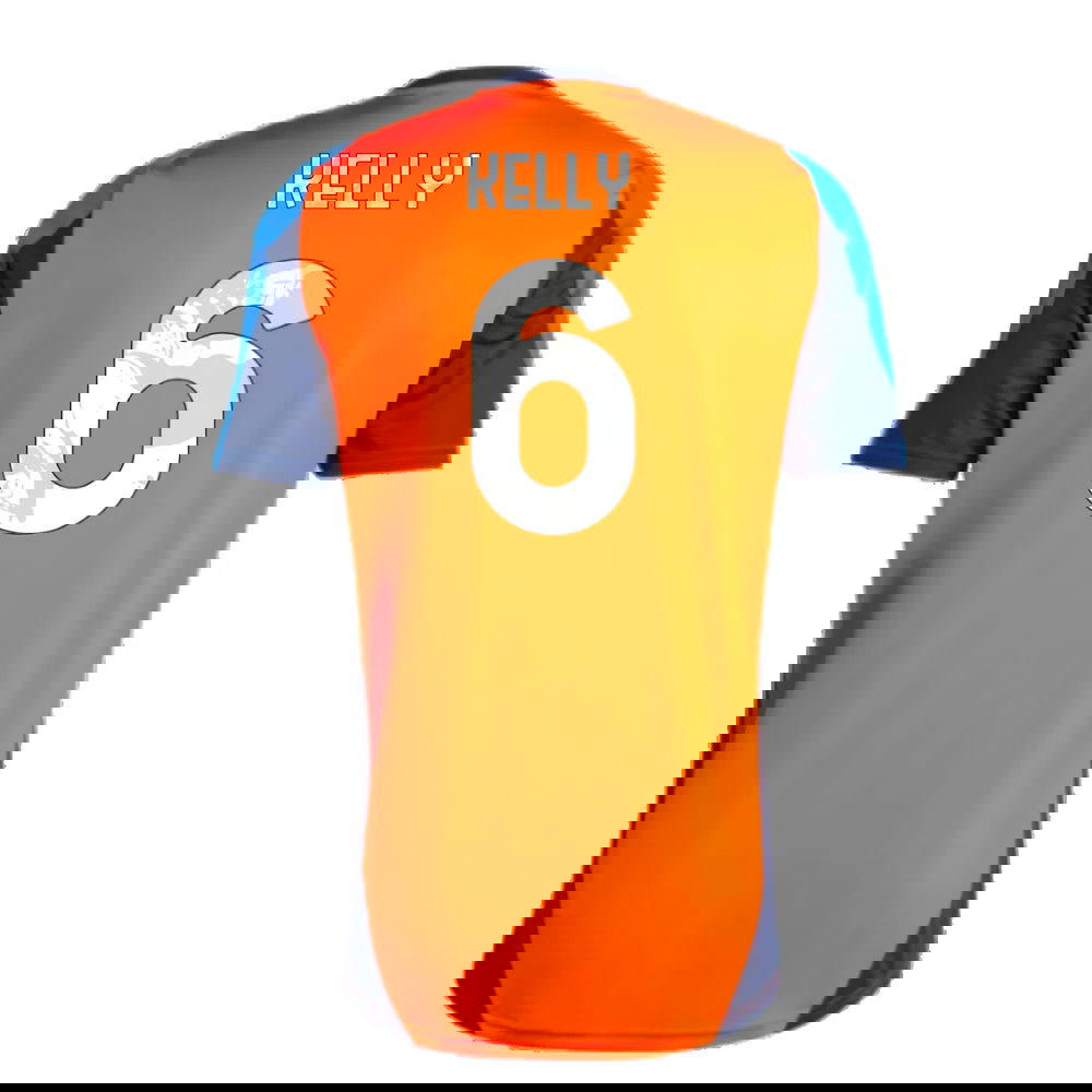 2024-2025 Juventus Training Jersey (Orange) (Kelly 6)