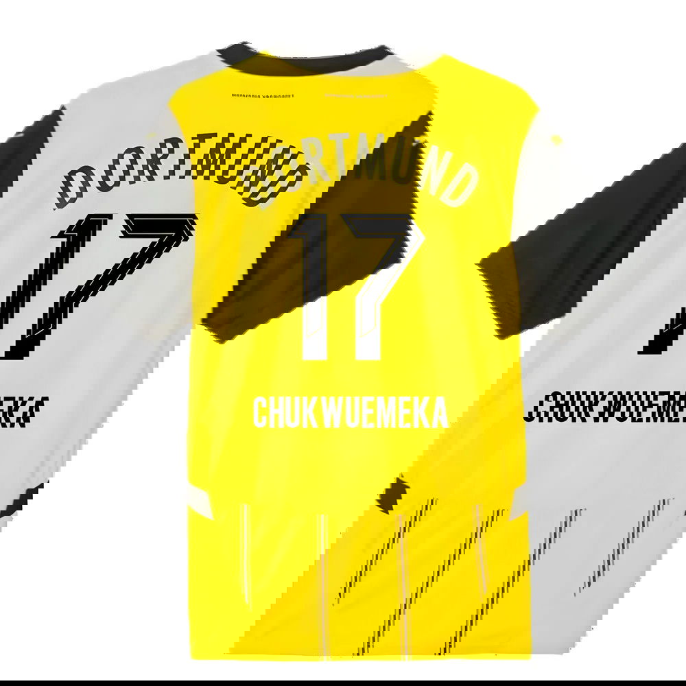 2024-2025 Borussia Dortmund Home Shirt (Chukwuemeka 17)