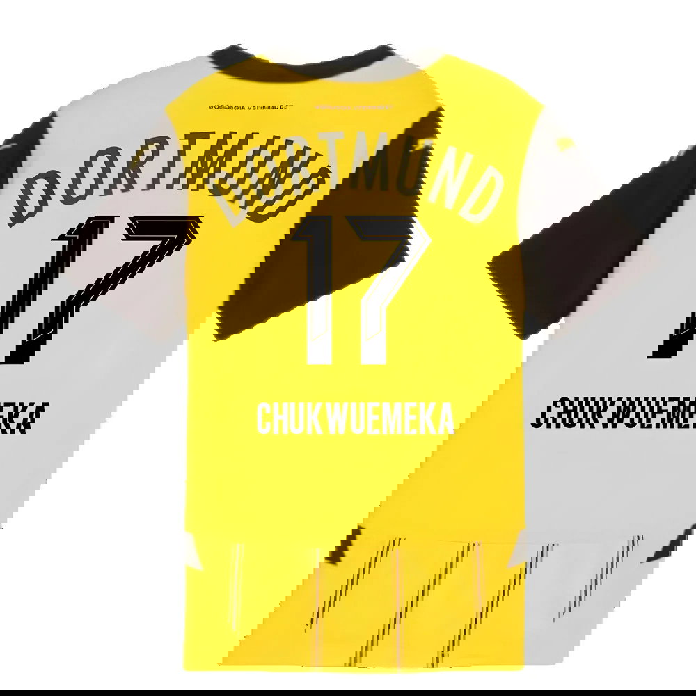 2024-2025 Borussia Dortmund Home Shirt (Kids) (Chukwuemeka 17)