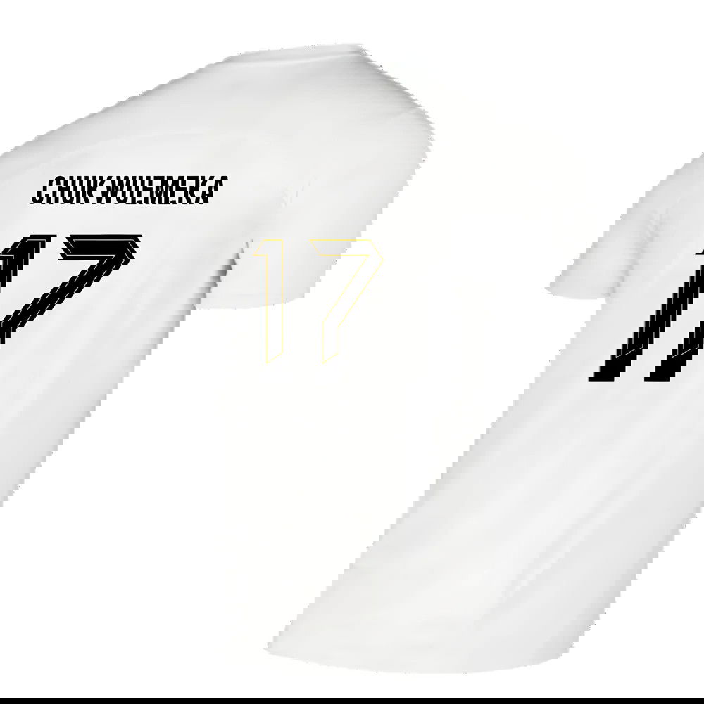 2024-2025 Borussia Dortmund Pre-Match Shirt (White) (Chukwuemeka 17)