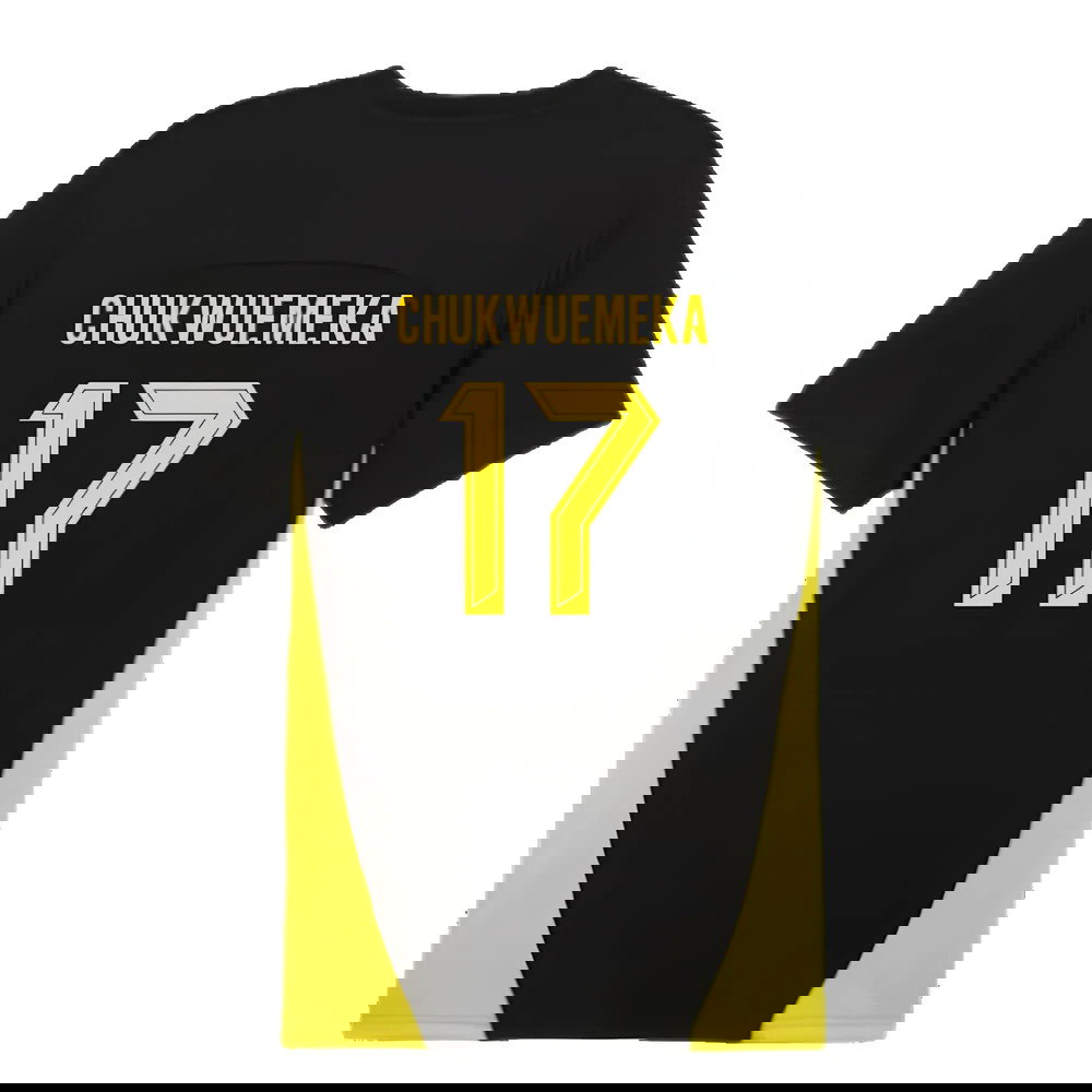2024-2025 Borussia Dortmund Training Shirt (Black) (Chukwuemeka 17)