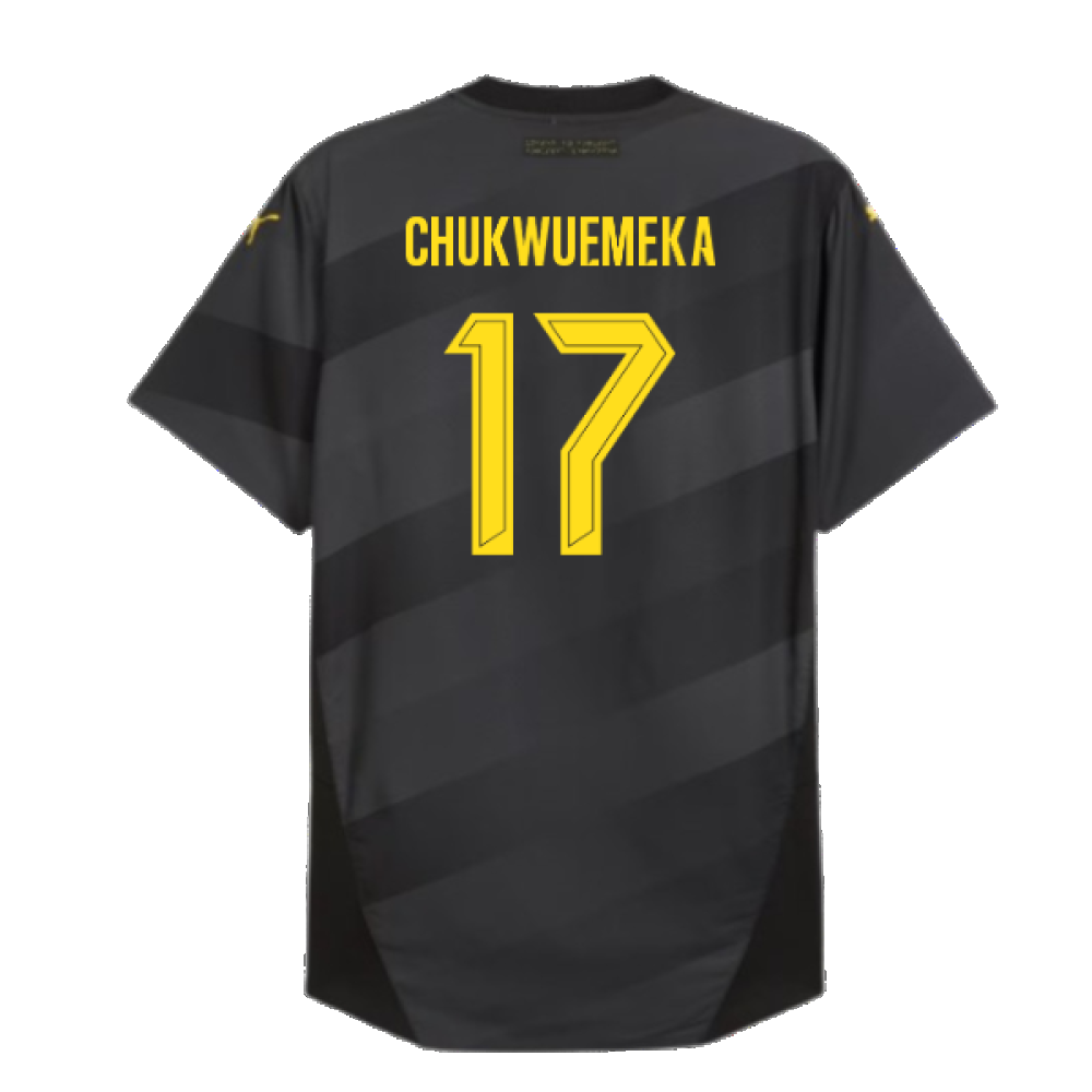 2024-2025 Borussia Dortmund Authentic Away Shirt (Chukwuemeka 17)