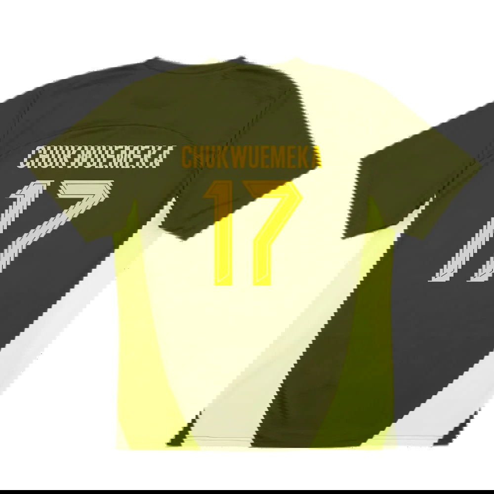 2024-2025 Borussia Dortmund Training Shirt (Myrtle) (Chukwuemeka 17)