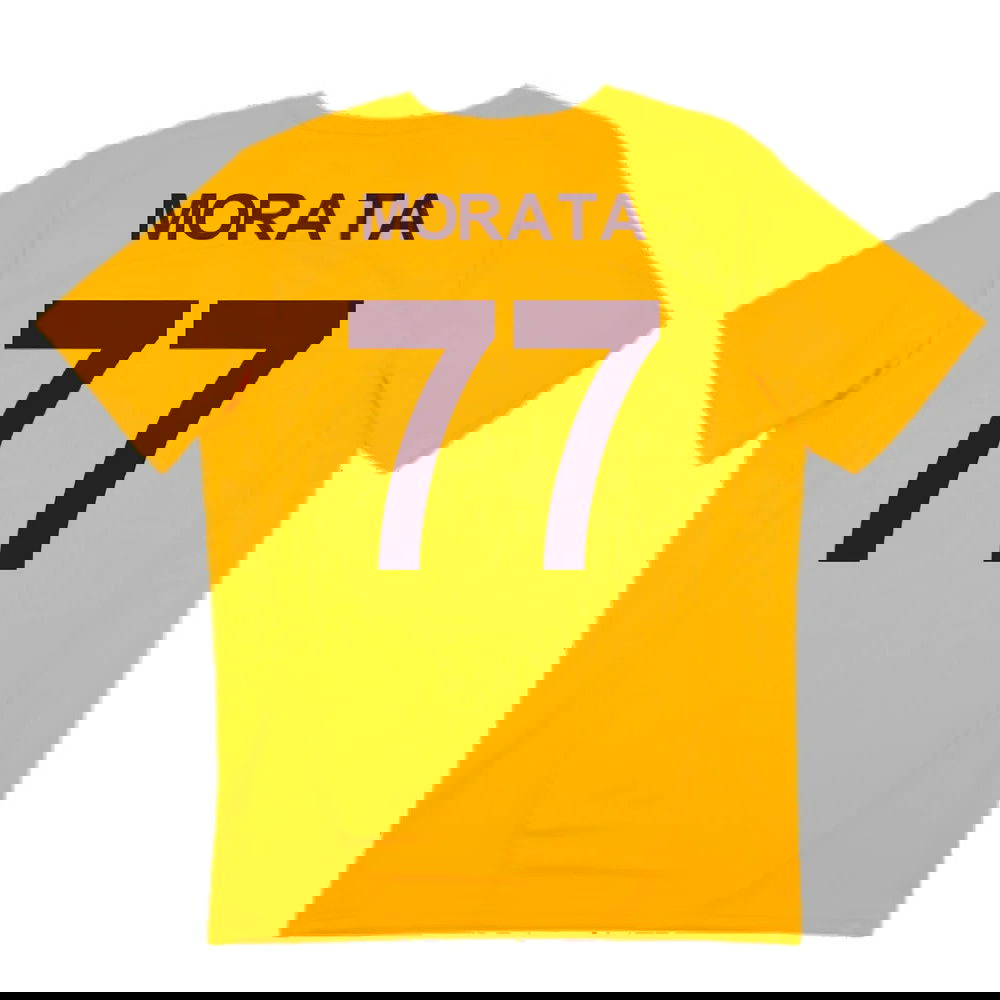 2024-2025 Galatasaray Training Shirt (Orange) (Morata 77)