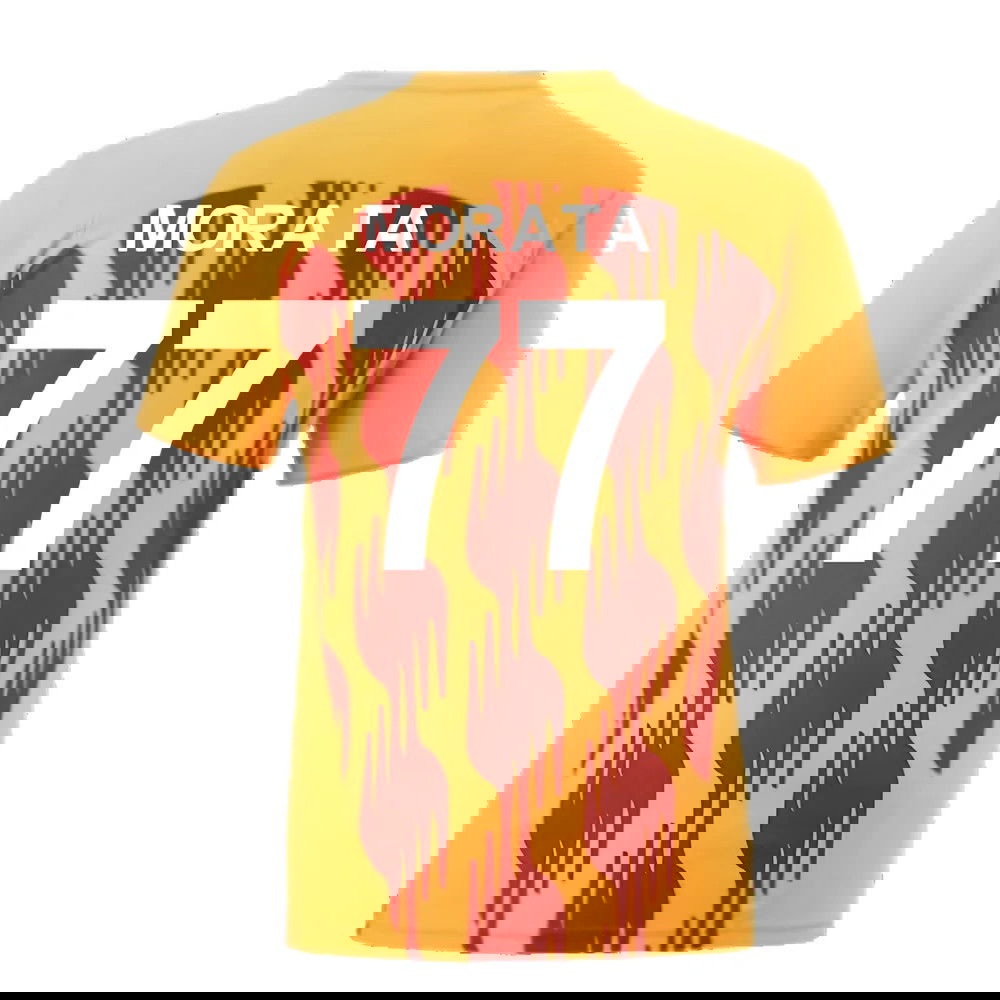 2024-2025 Galatasaray Pre-Match Shirt (Orange) (Morata 77)