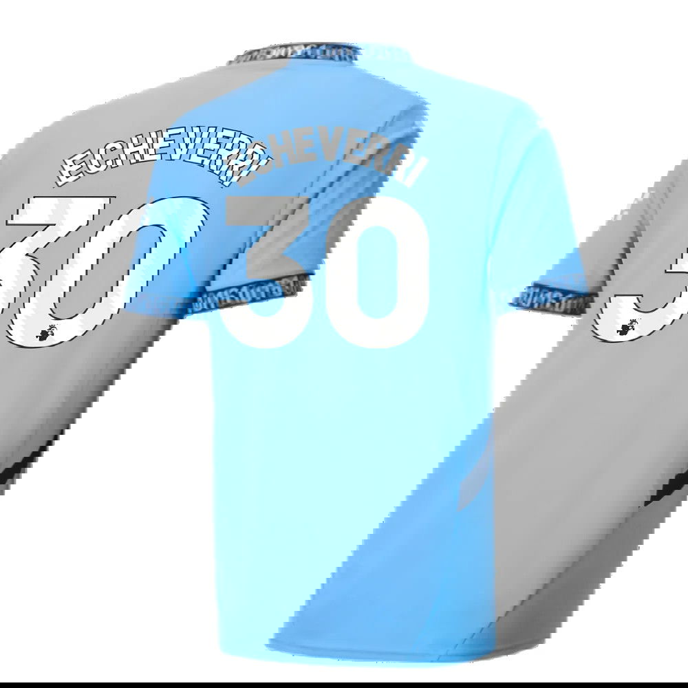 2024-2025 Man City Home Shirt (Echeverri 30)