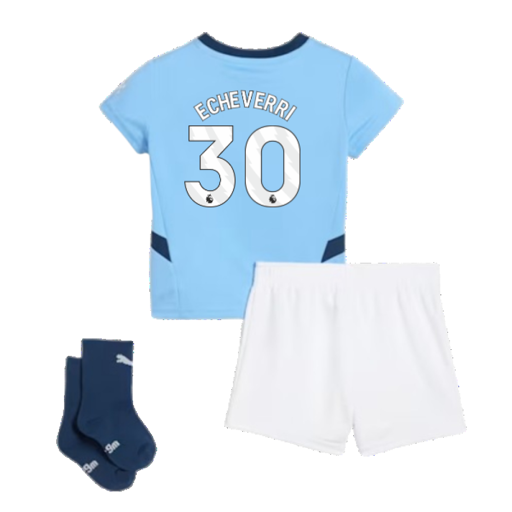 2024-2025 Man City Home Baby Kit (Echeverri 30)