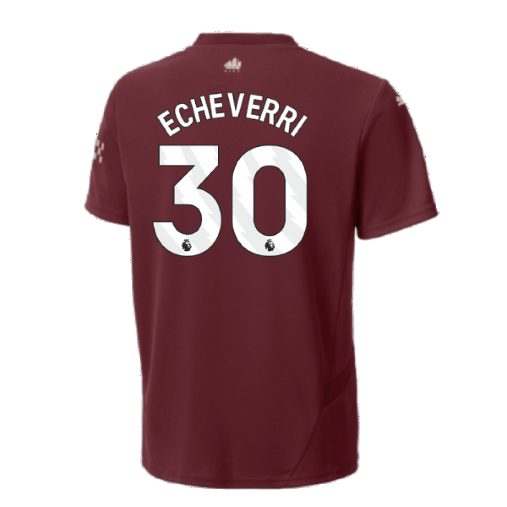 2024-2025 Man City Third Shirt (Kids) (Echeverri 30)