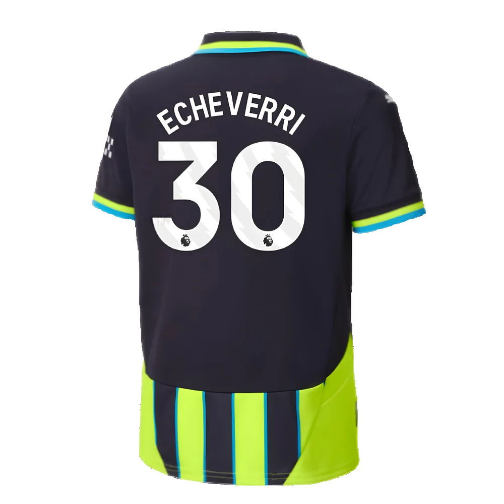 2024-2025 Man City Away Shirt (Kids) (Echeverri 30)