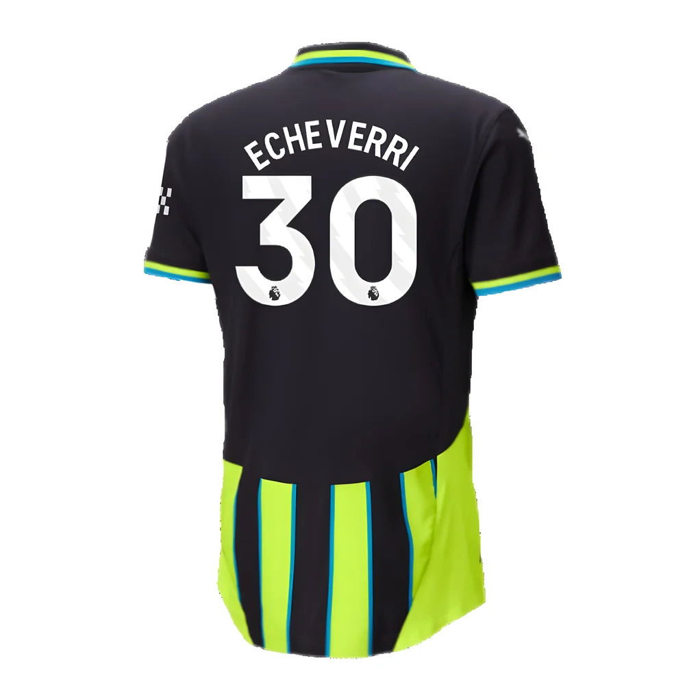 2024-2025 Man City Away Authentic Shirt w/packaging (Echeverri 30)