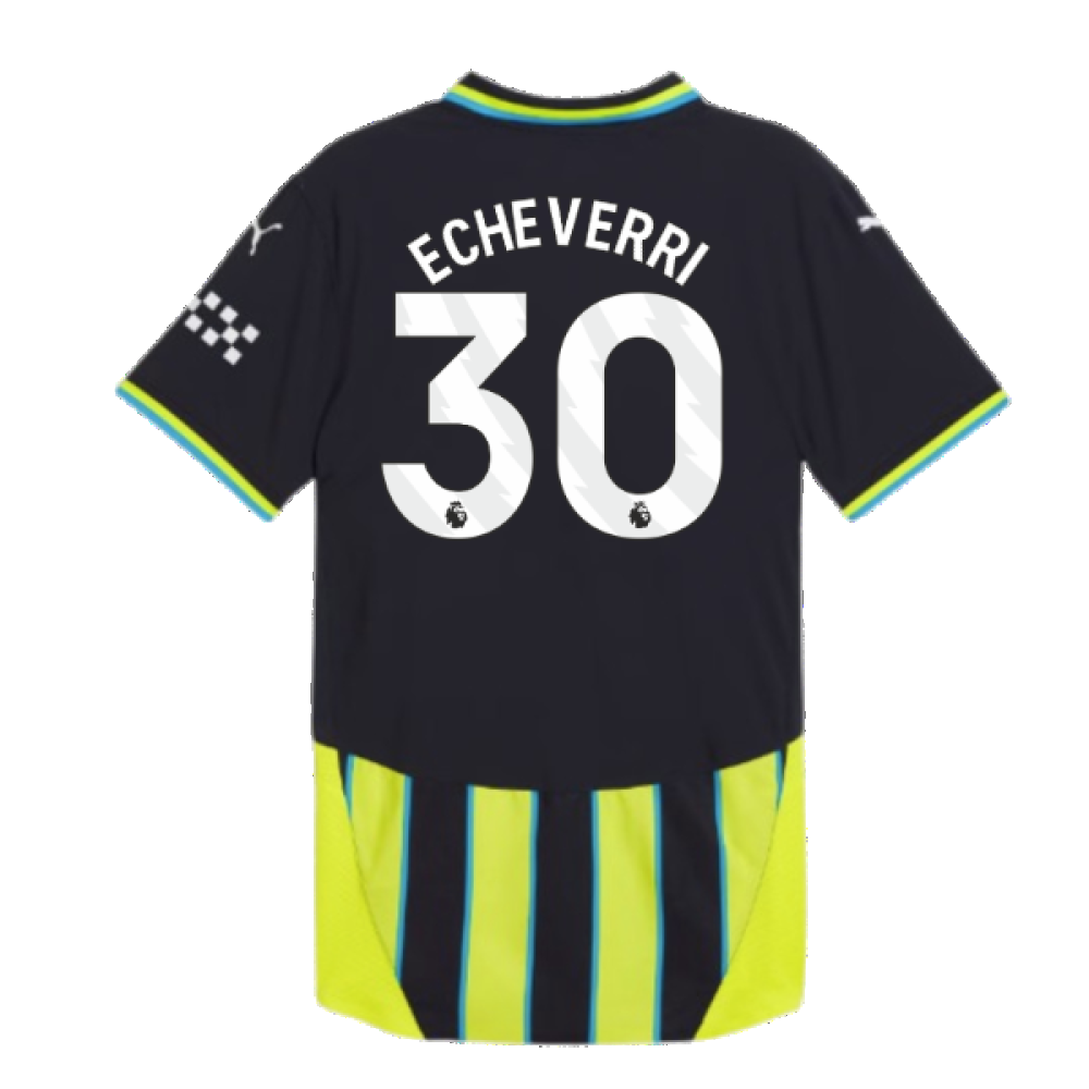 2024-2025 Man City Away Authentic Shirt (Echeverri 30)