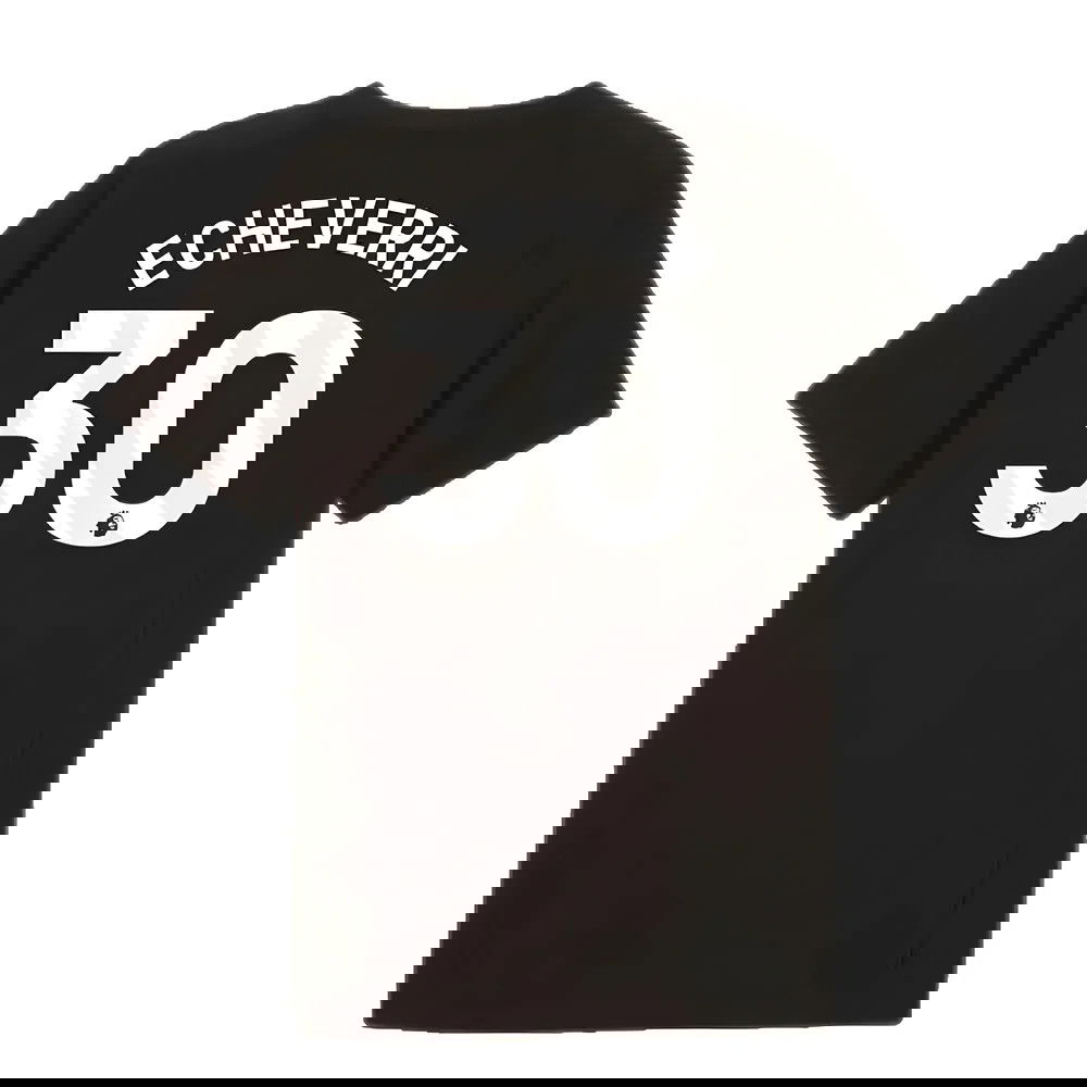 2024-2025 Man City Pumatech Pocket Tee (Black) (Echeverri 30)