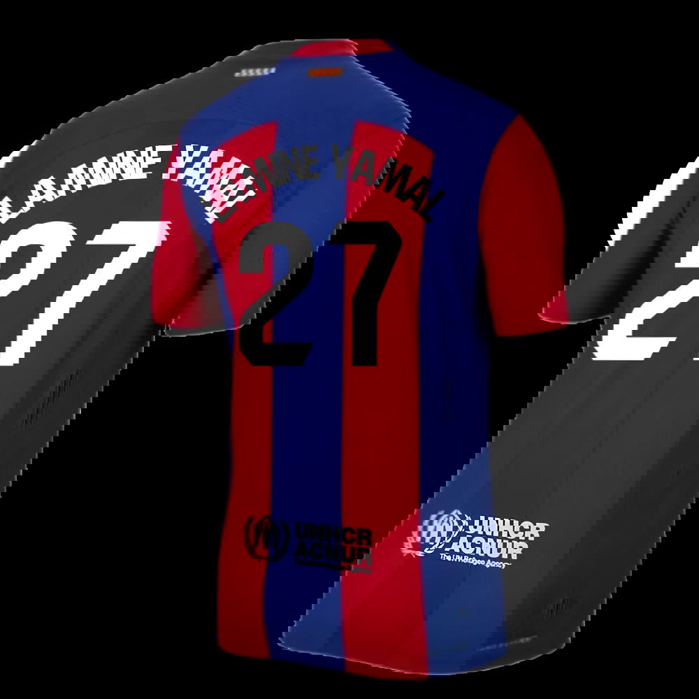 2023-2024 Barcelona Authentic Home Shirt (Lamine Yamal 27)