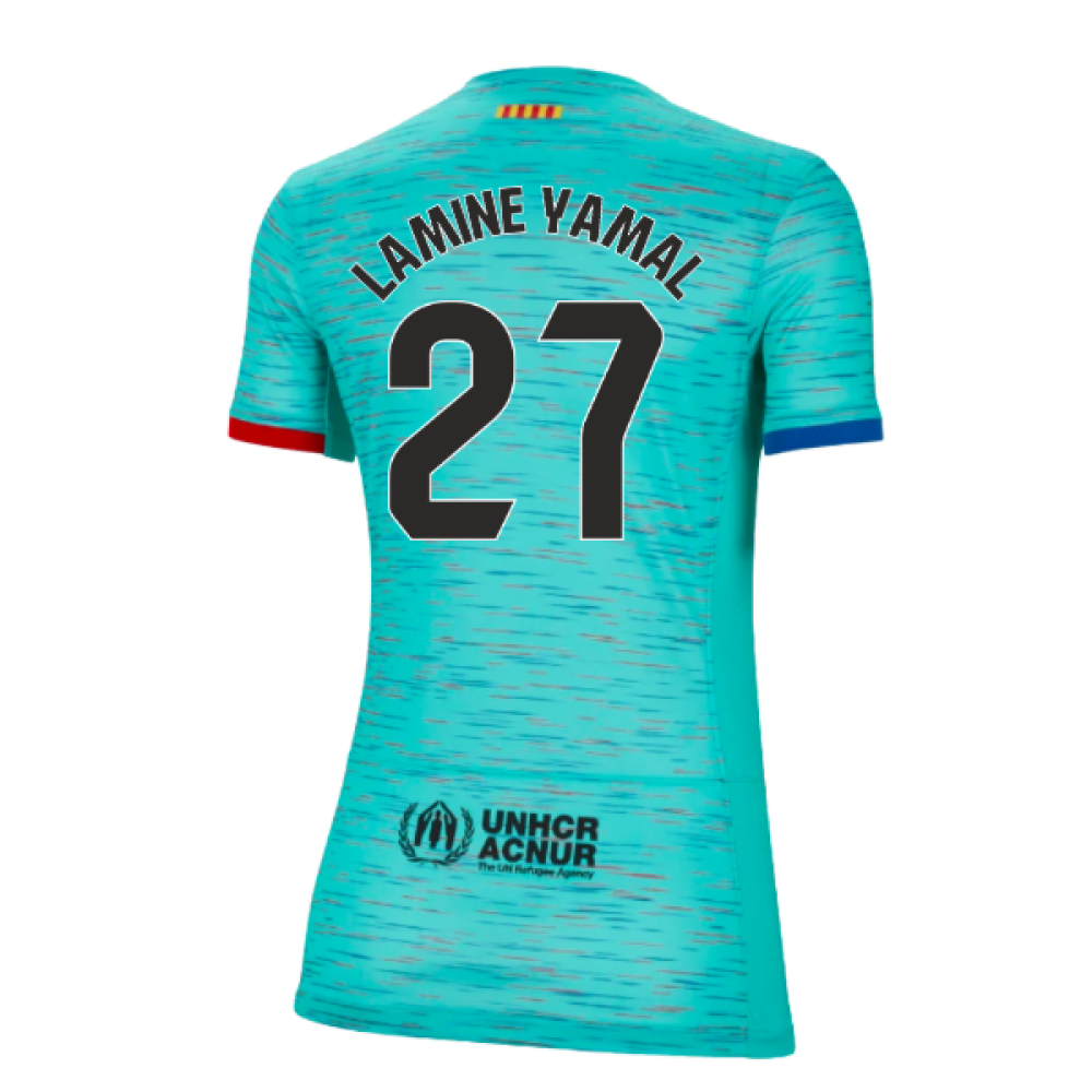 2023-2024 Barcelona Third Shirt (Ladies) (Lamine Yamal 27)