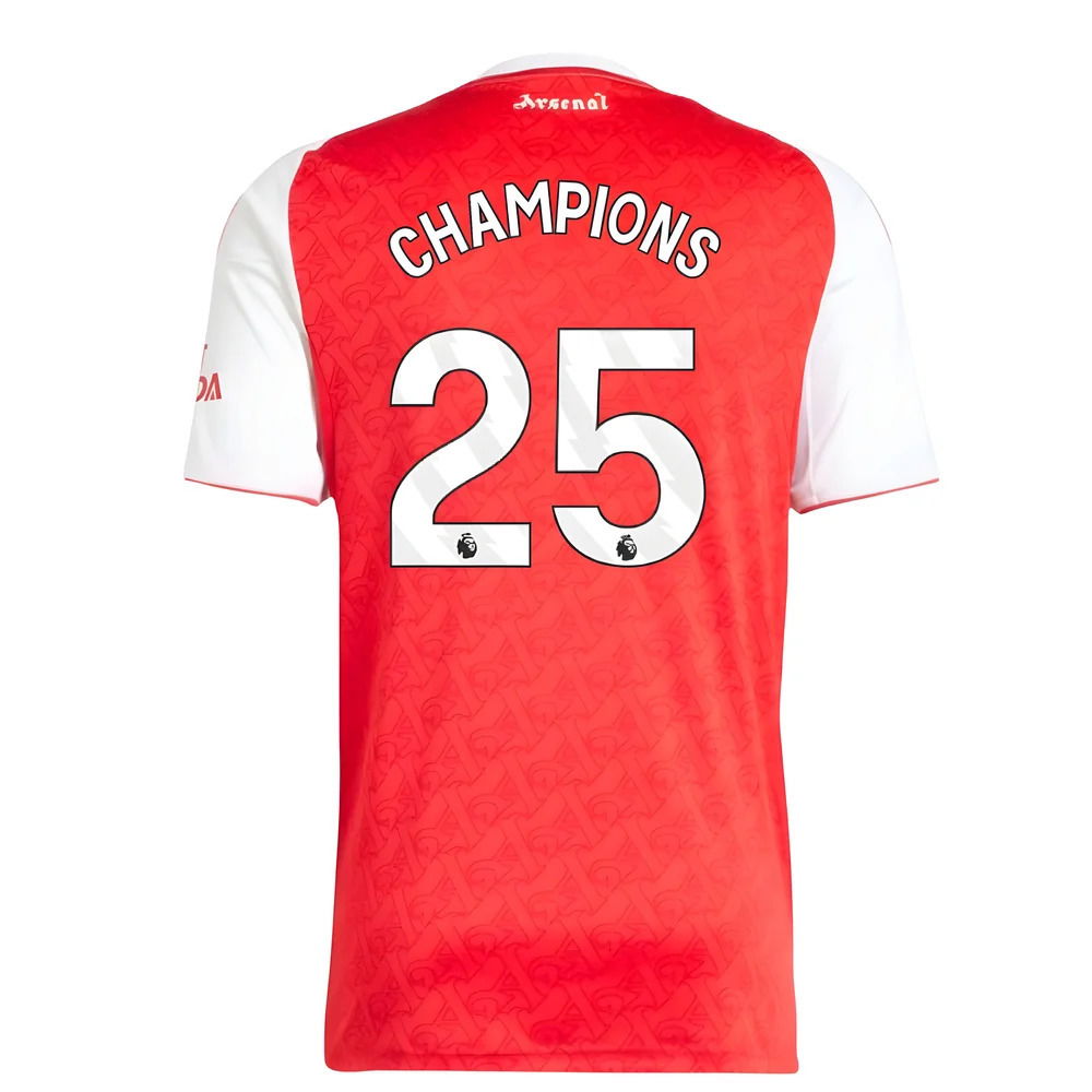 2025-2026 Arsenal Home Shirt (Champions 25)