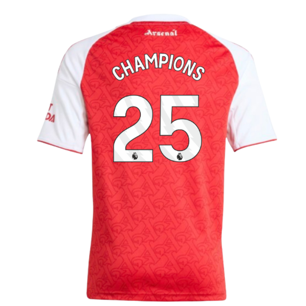 2025-2026 Arsenal Home Shirt (Kids) (Champions 25)