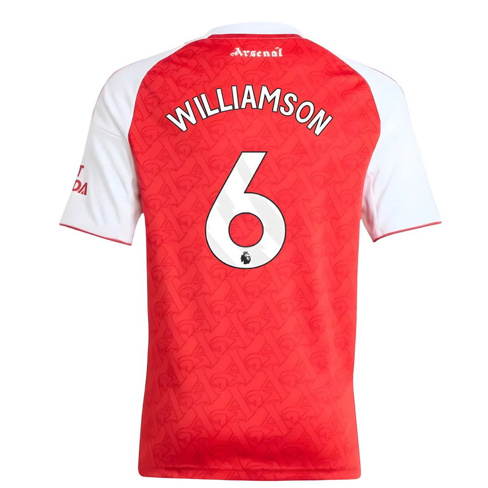 2025-2026 Arsenal Home Shirt (Kids) (Williamson 6)