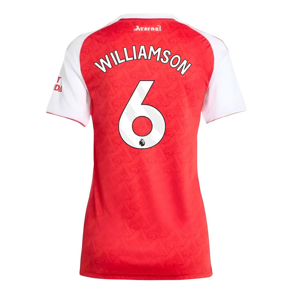 2025-2026 Arsenal Home Shirt (Womens) (Williamson 6)
