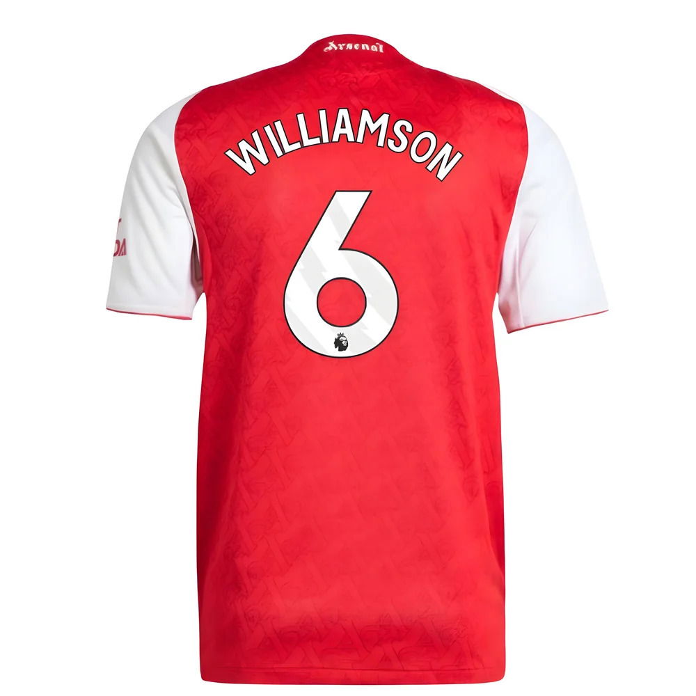 2025-2026 Arsenal Authentic Home Shirt (Williamson 6)