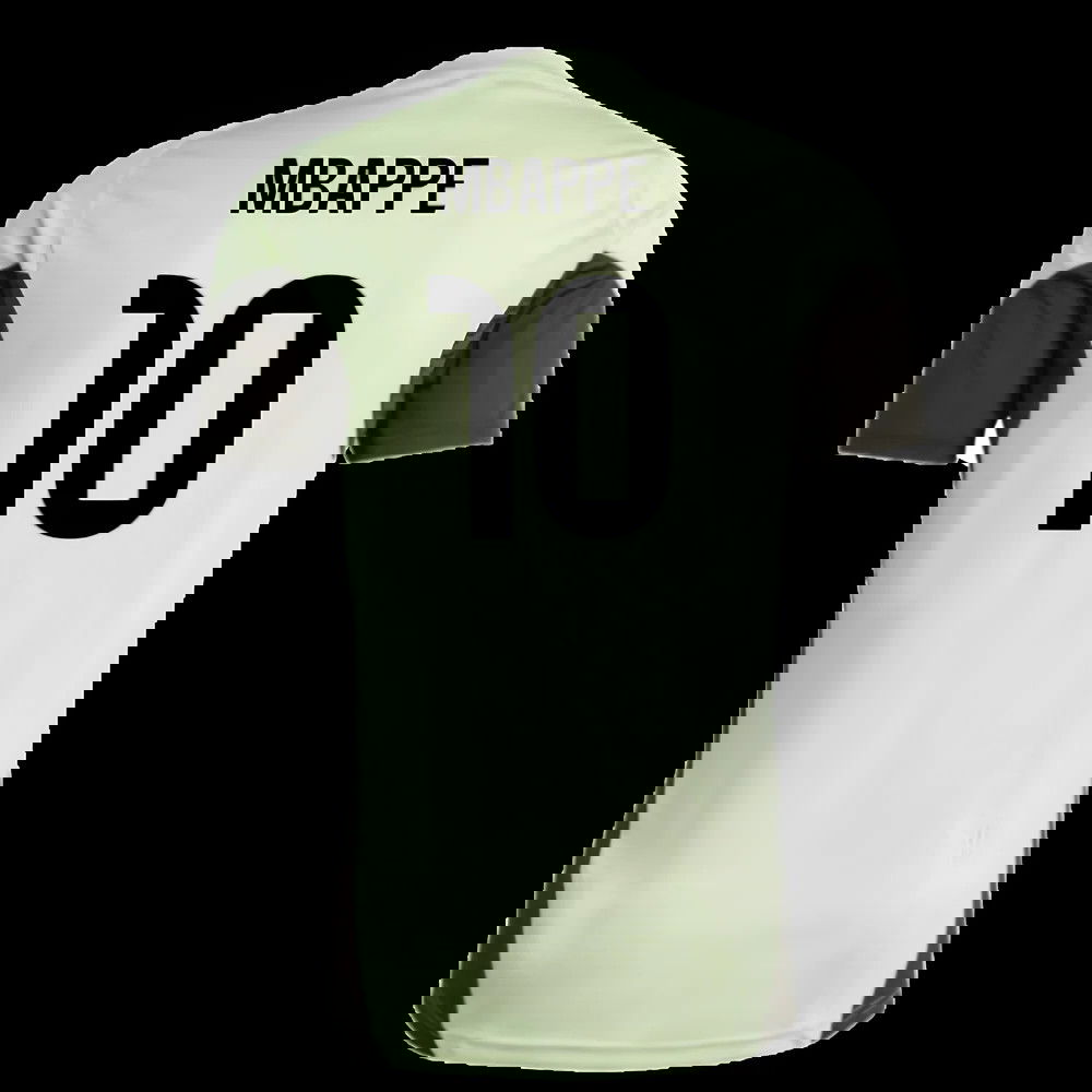 2025-2026 Real Madrid Training Jersey (Almost Lime) (Mbappe 10)
