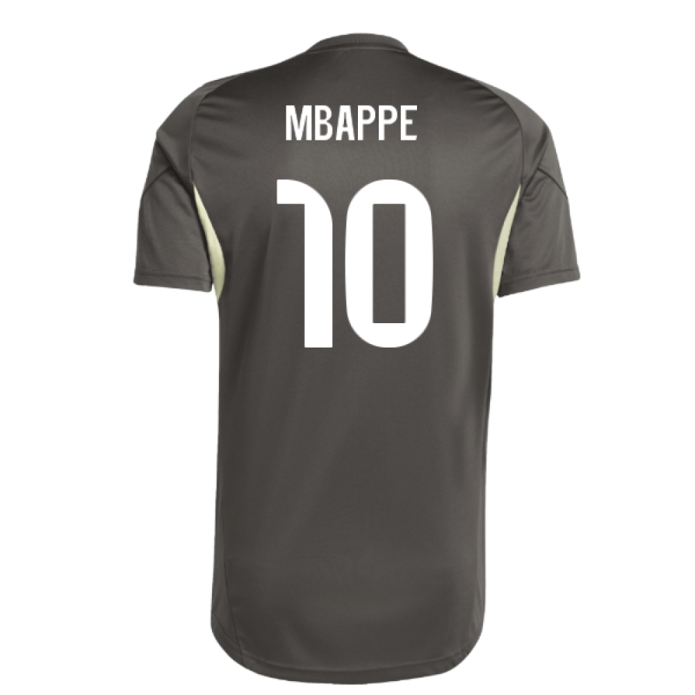 2025-2026 Real Madrid Training Jersey (Utility Grey) (Mbappe 10)