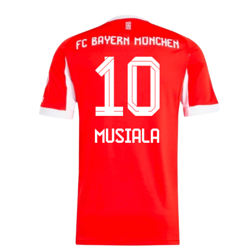 2025-2026 Bayern Munich Home Shirt (Musiala 10)