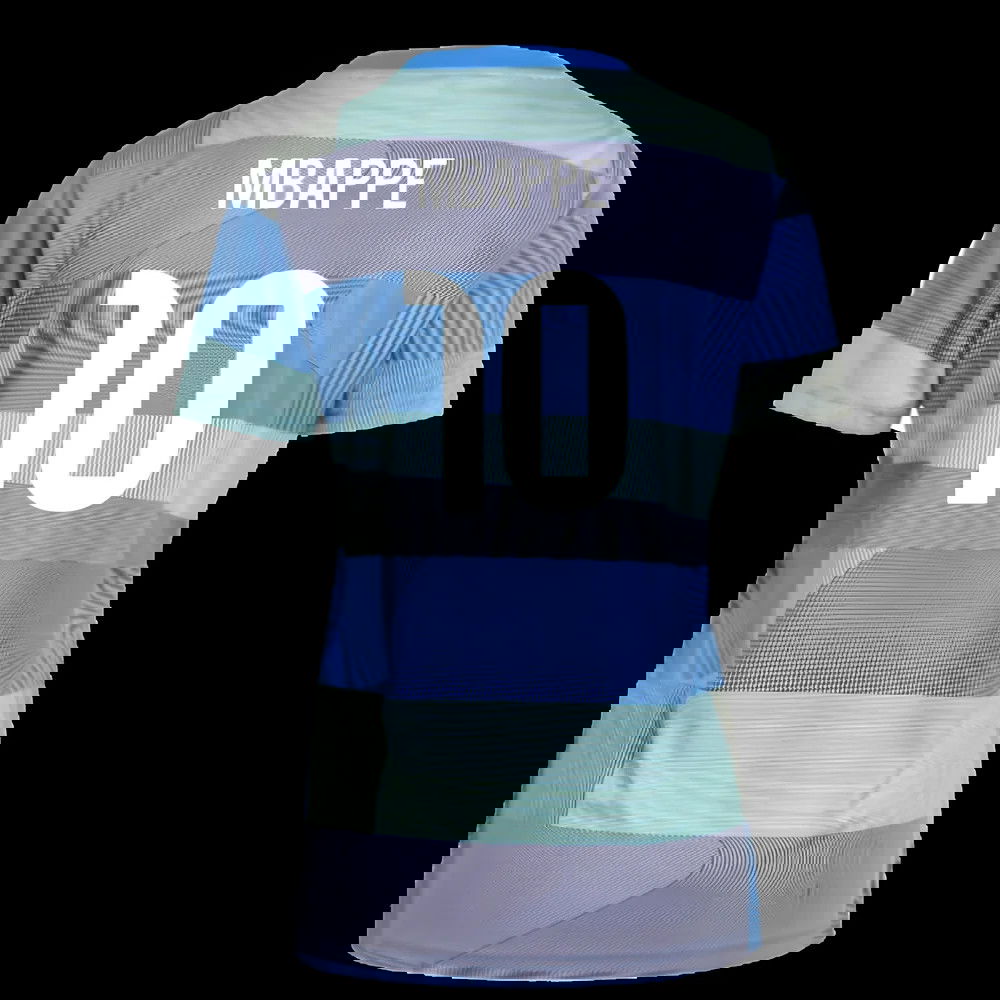 2025-2026 Real Madrid Pre-Match Shirt (Bluebird) - Womens (Mbappe 10)