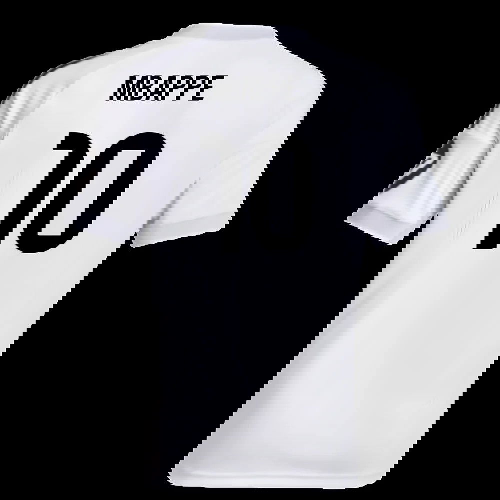 2025-2026 Real Madrid Home Shirt (Kids) (Mbappe 10)