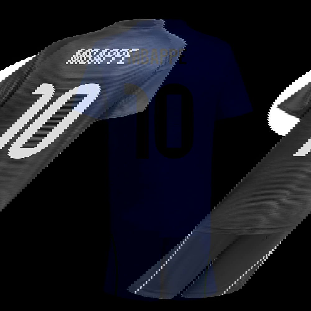 2025-2026 Real Madrid Away Youth Kit (Mbappe 10)