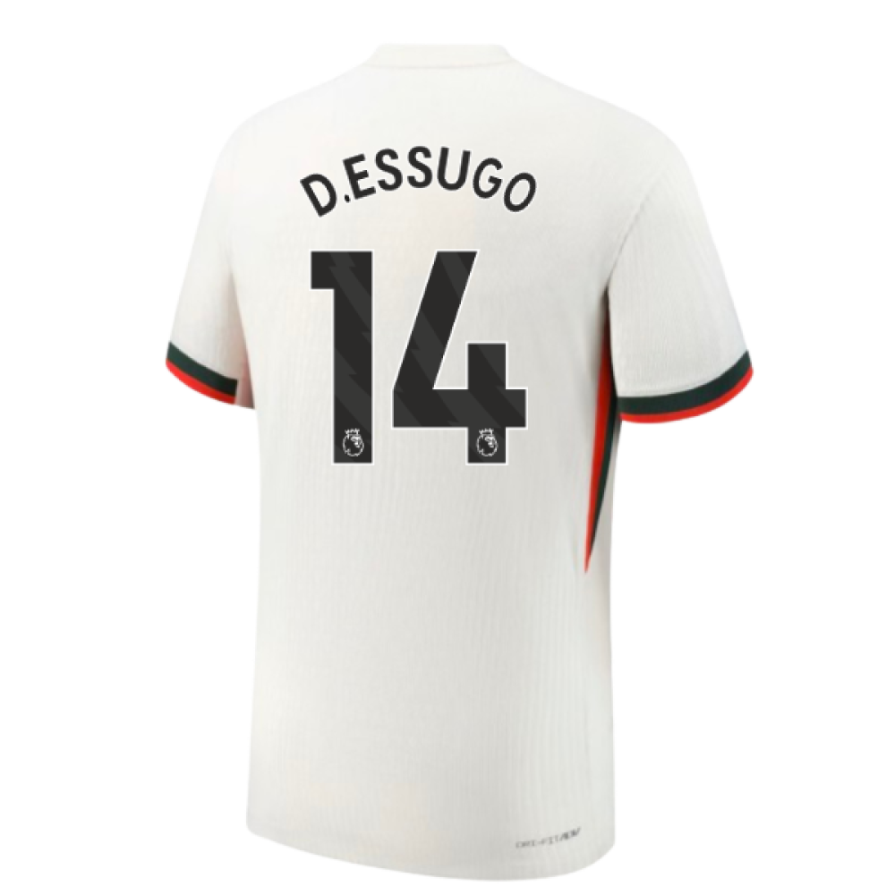 2025-2026 Chelsea Authentic Dri-Fit ADV Away Shirt (D.Essugo 14)