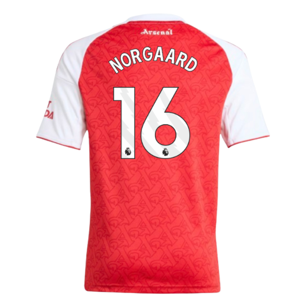 2025-2026 Arsenal Home Shirt (Kids) (Norgaard 16)