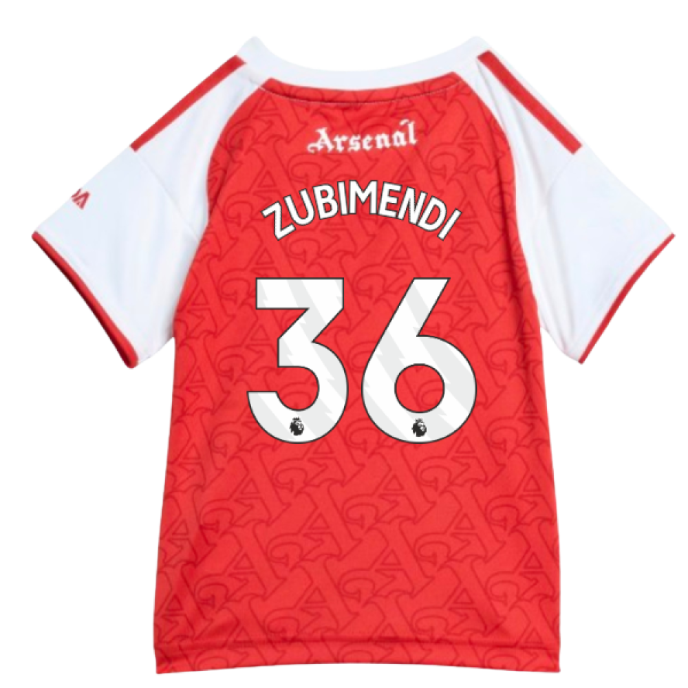 2025-2026 Arsenal Home Baby Kit (Zubimendi 36)