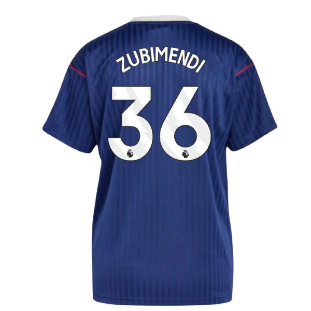 Arsenal Terrace Icons Shirt (Navy) (Zubimendi 36)