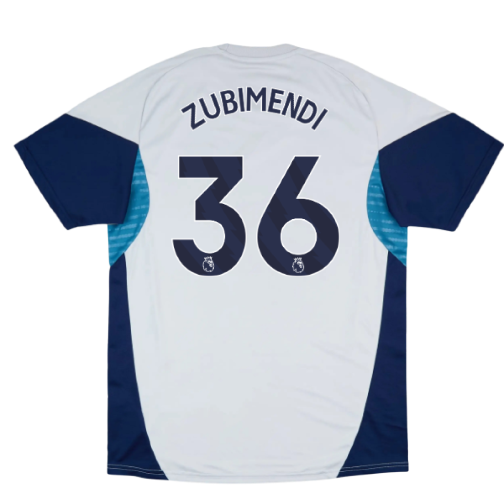 2025-2026 Arsenal Training Shirt (Grey Two) (Zubimendi 36)
