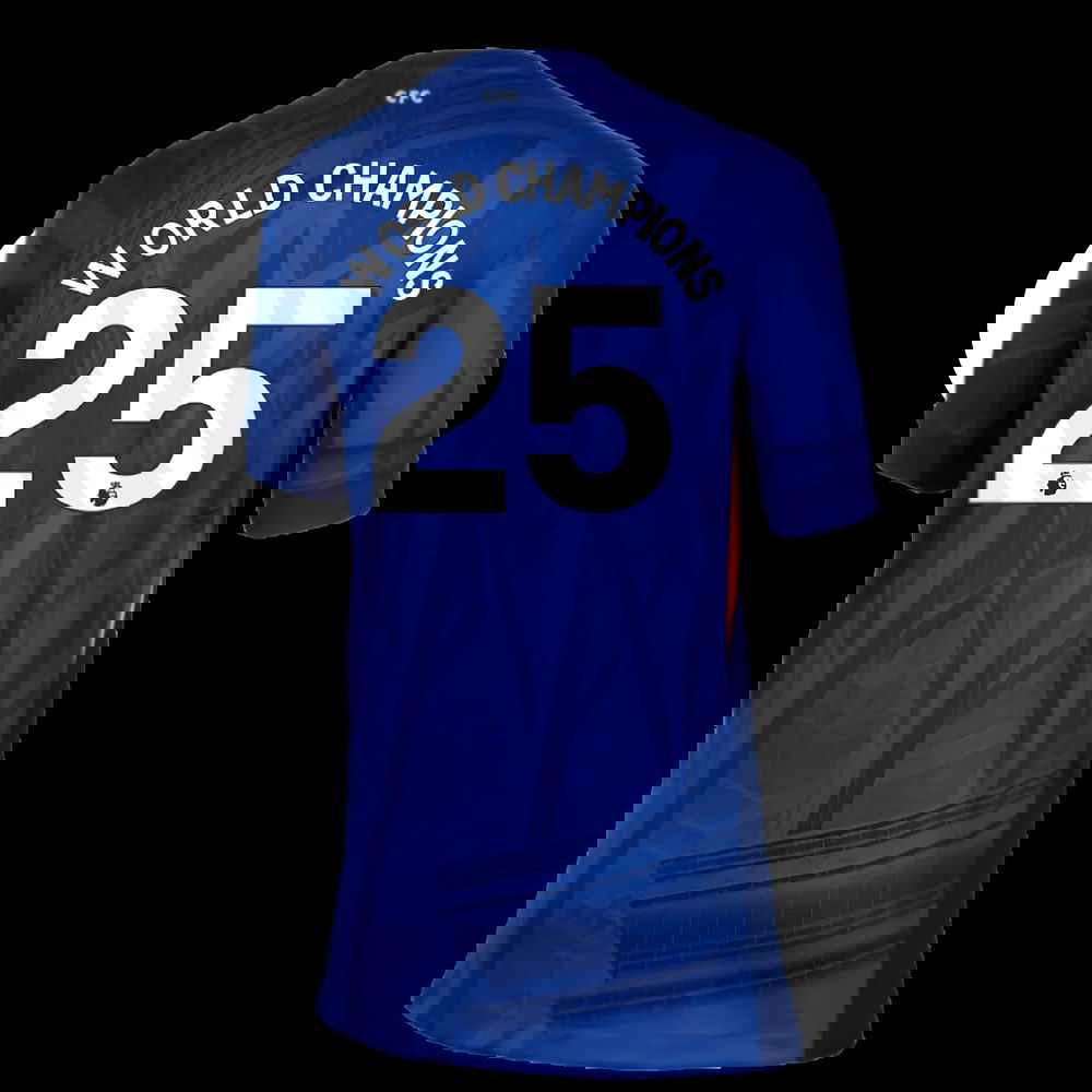 2025-2026 Chelsea Home Shirt (Kids) (World Champions 25)