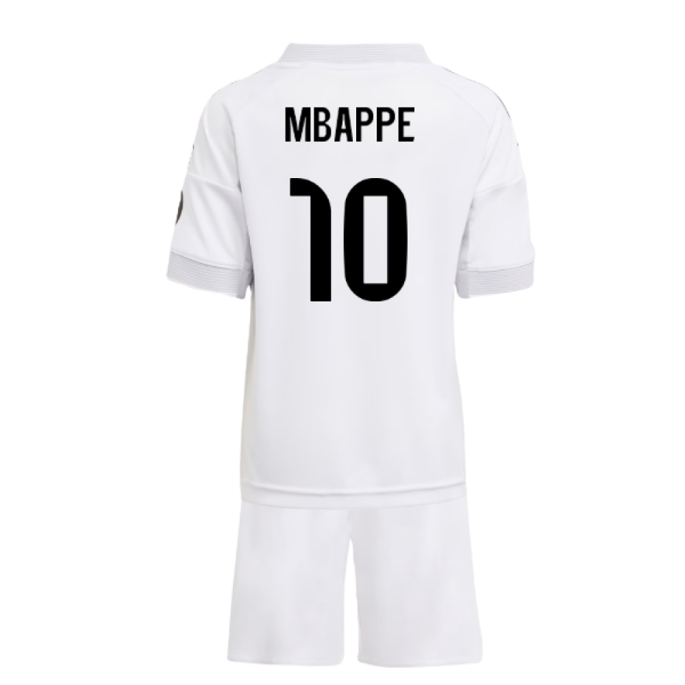 2025-2026 Real Madrid Home Mini Kit (Mbappe 10)