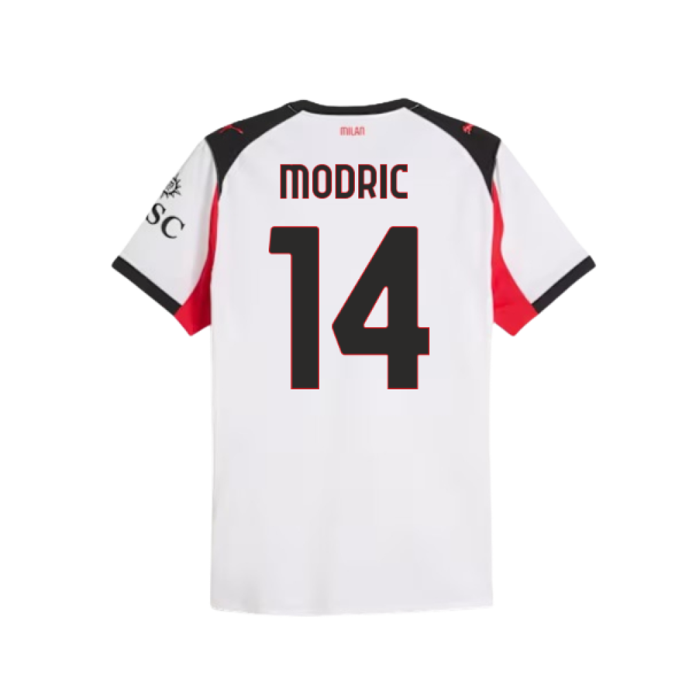 2025-2026 AC Milan Authentic Away Shirt (Modric 14)