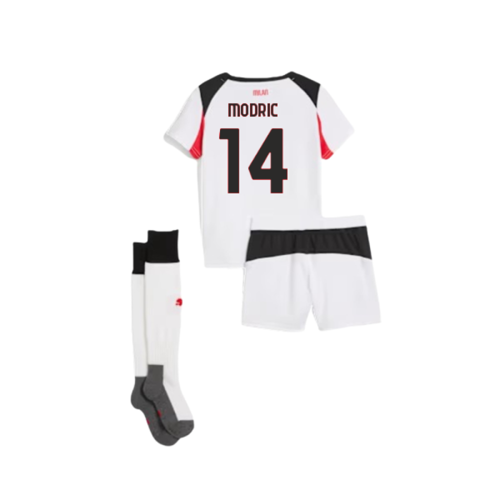 2025-2026 AC Milan Away Mini Kit (Modric 14)