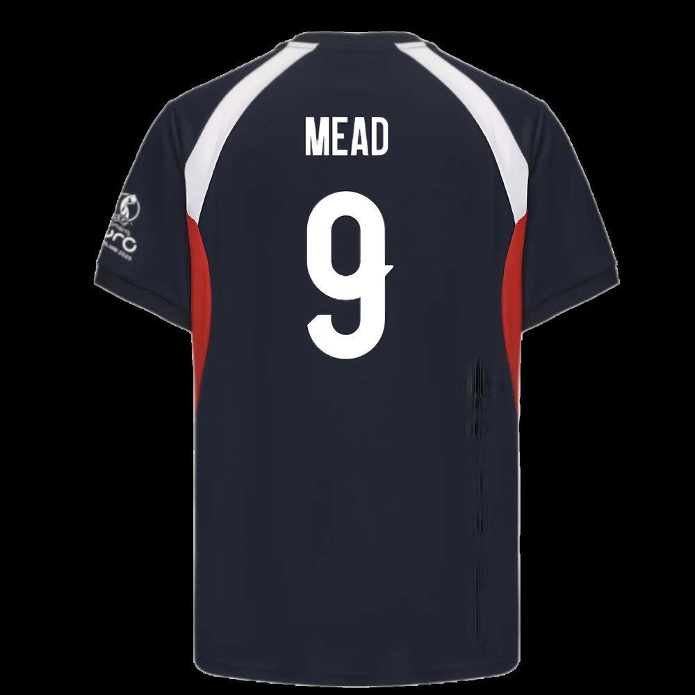 2025 England WEC Poly T-shirt (Navy) - Mens (MEAD 9)