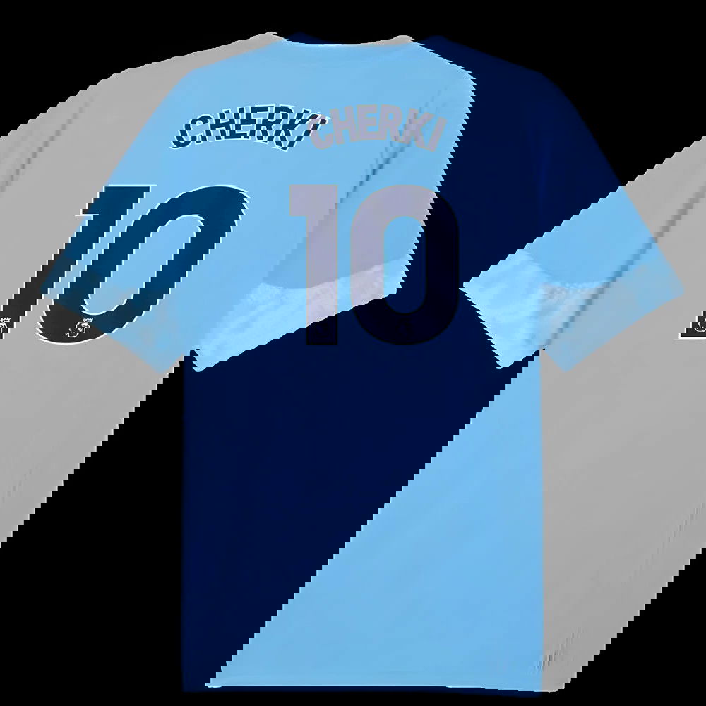 2025-2026 Man City Training Jersey (Light Blue) - Kids (Cherki 10)