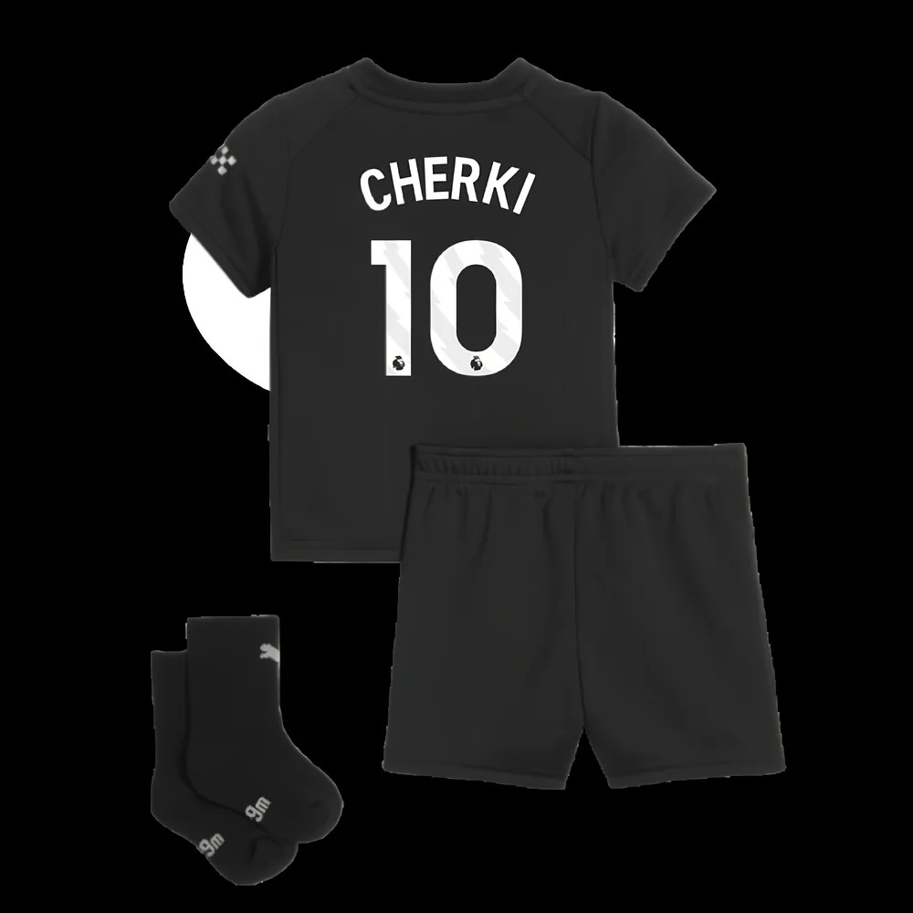 2025-2026 Man City Away Baby Kit (Cherki 10)