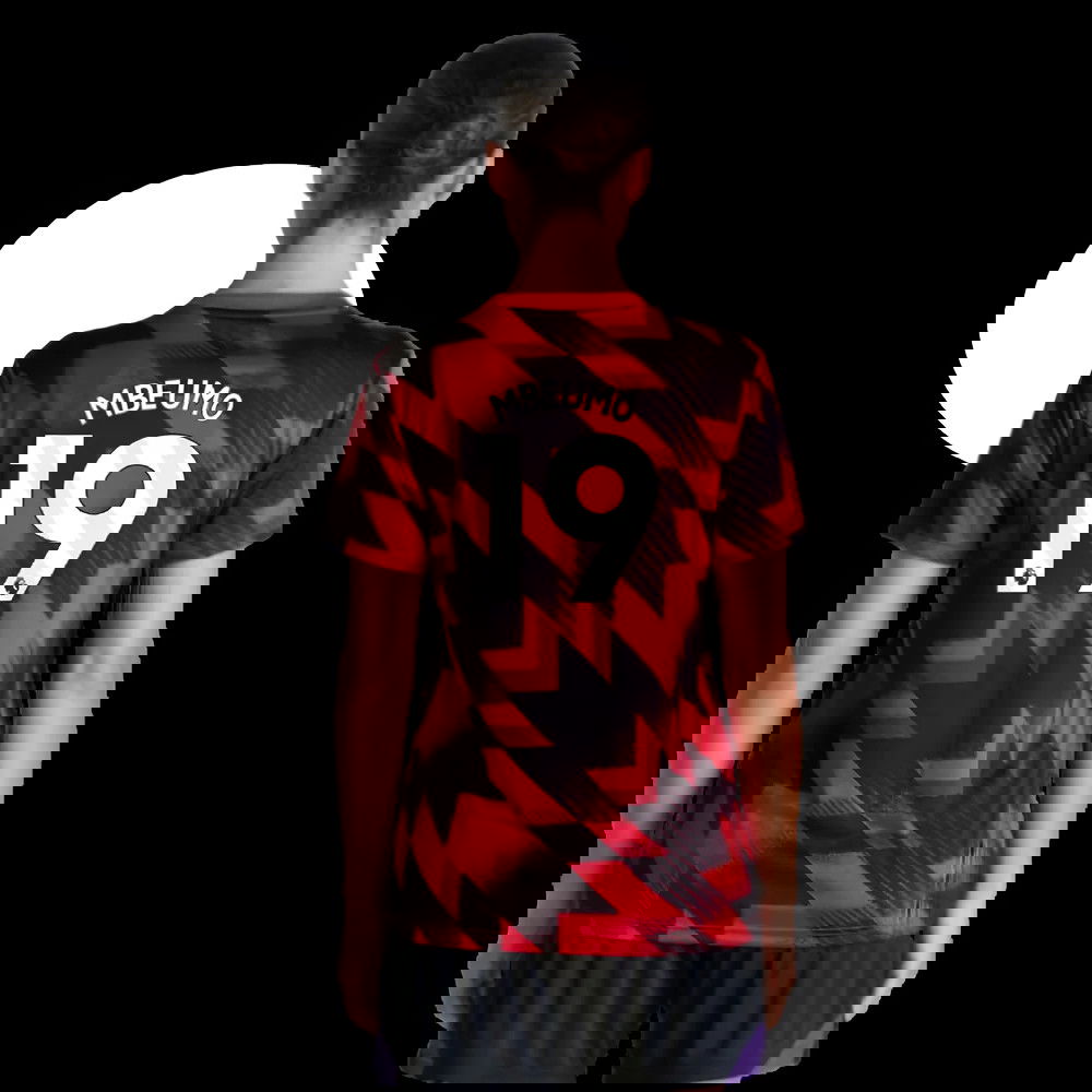 2025-2026 Man Utd Pre-Match Shirt (Red) - Womens (Mbeumo 19)